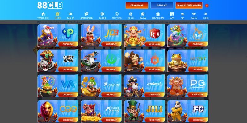 Vui chơi thả ga với hàng ngàn tựa game hấp dẫn tại 88clb